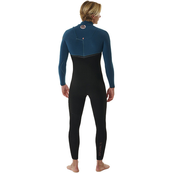 2024 Rip Curl Mens E-Bomb 3/2mm Zip Free Wetsuit 14VMFS - Blue Green